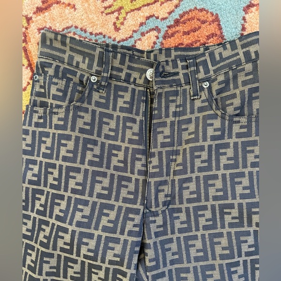 Fendi Zucca Pattern Trousers - Picture 6 of 9